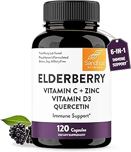 Elderberry Vitamin C and Zinc