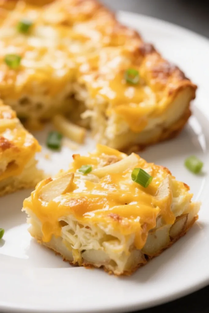 Hearty Cheddar Potato Breakfast Bake